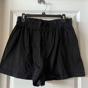 Wild Fable Black High Waist Shorts Relaxed Fit